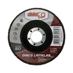 Disco lamelas / alumínio ø115mm gr 100 bricoferr