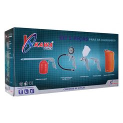 Kit 5 peças ar comprimido kawapower